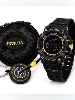 Invicta Activa Watch Bundle Black